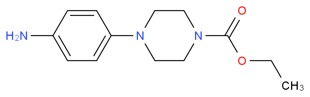 Ethyl 4-(4-aminophenyl)tetrahydro-1(2H)-pyrazinecarboxylate_Molecular_structure_CAS_16154-70-4)