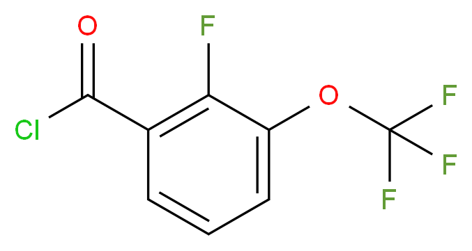 2-Fluoro-3-(trifluoromethoxy)benzoyl chloride_Molecular_structure_CAS_)