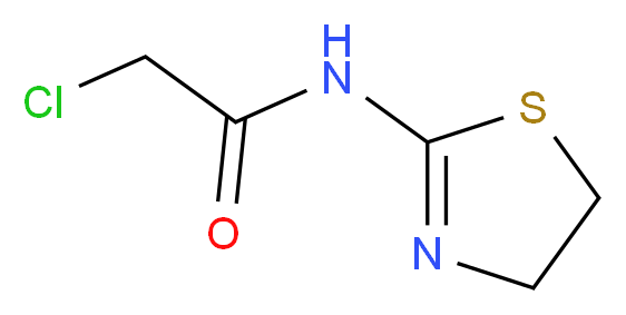 2-chloro-N-(4,5-dihydro-1,3-thiazol-2-yl)acetamide_Molecular_structure_CAS_80650-47-1)