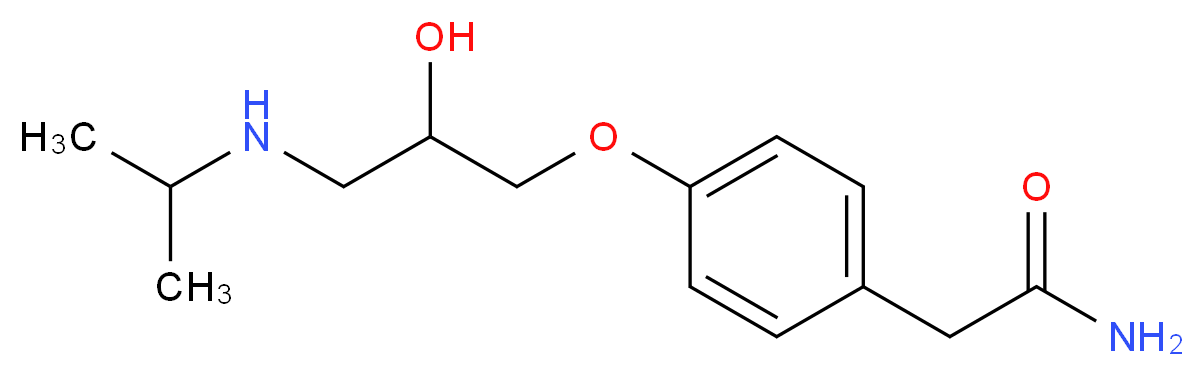 2-{4-[2-Hydroxy-3-(isopropylamino)propoxy]-phenyl}acetamide_Molecular_structure_CAS_29122-68-7)