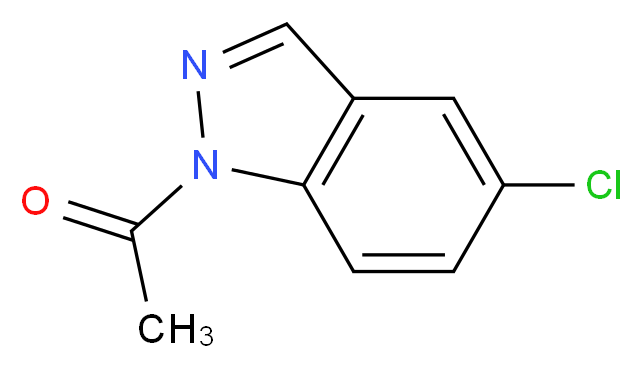 1-(5-Chloro-1H-indazol-1-yl)ethanone_Molecular_structure_CAS_)