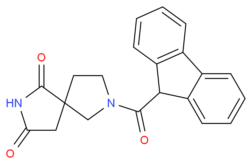 7-(9H-fluoren-9-ylcarbonyl)-2,7-diazaspiro[4.4]nonane-1,3-dione_Molecular_structure_CAS_)