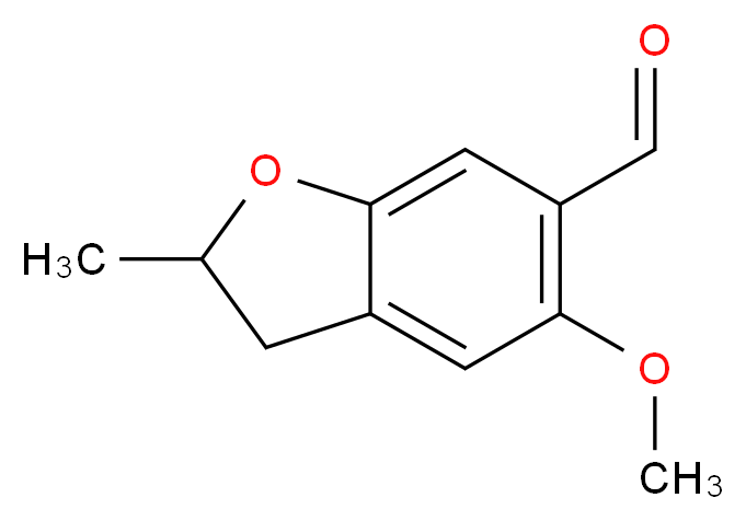 5-methoxy-2-methyl-2,3-dihydro-1-benzofuran-6-carbaldehyde_Molecular_structure_CAS_85258-19-1)