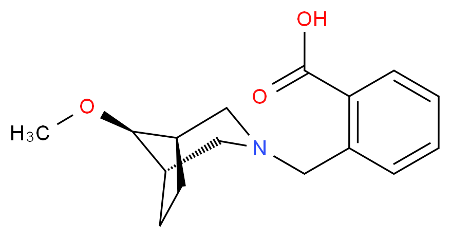 2-{[(8-syn)-8-methoxy-3-azabicyclo[3.2.1]oct-3-yl]methyl}benzoic acid_Molecular_structure_CAS_)