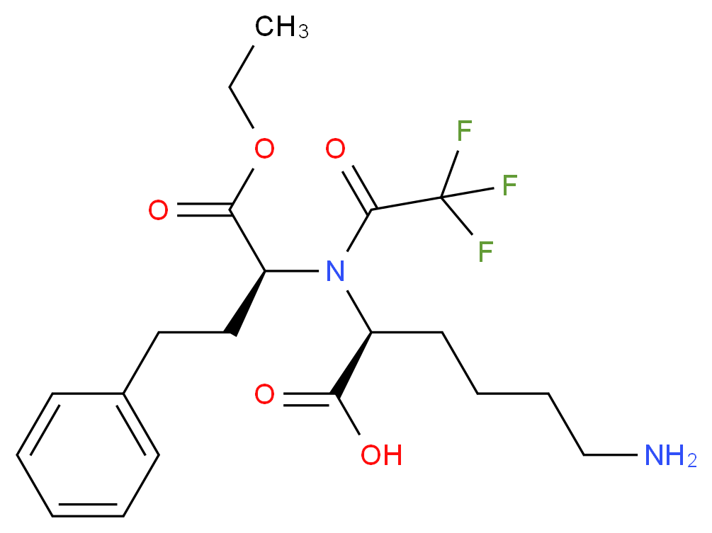 (S)-(-)-1-[N-(1-Ethoxycarbonyl-3-phenylpropyl)-N-trifluoroacetyl]-L-lysine_Molecular_structure_CAS_130414-30-1)