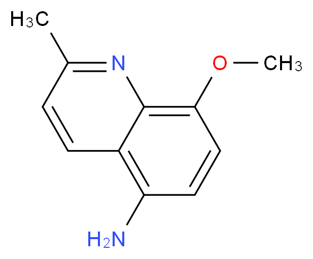 8-methoxy-2-methyl-5-quinolinamine_Molecular_structure_CAS_82450-28-0)