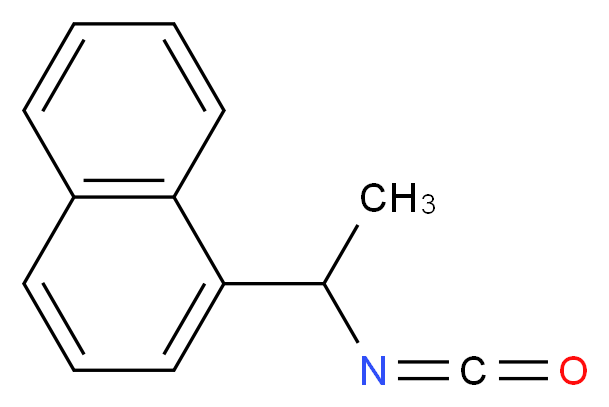 1-(1-Naphthyl)ethyl isocyanate_Molecular_structure_CAS_88442-63-1)