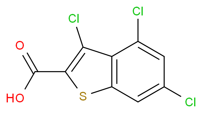 3,4,6-Trichloro-benzo[b]thiophene-2-carboxylic acid_Molecular_structure_CAS_34576-90-4)