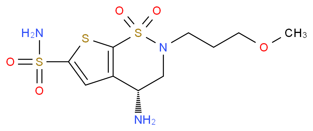 N-Desethyl Brinzolamide_Molecular_structure_CAS_404034-55-5)