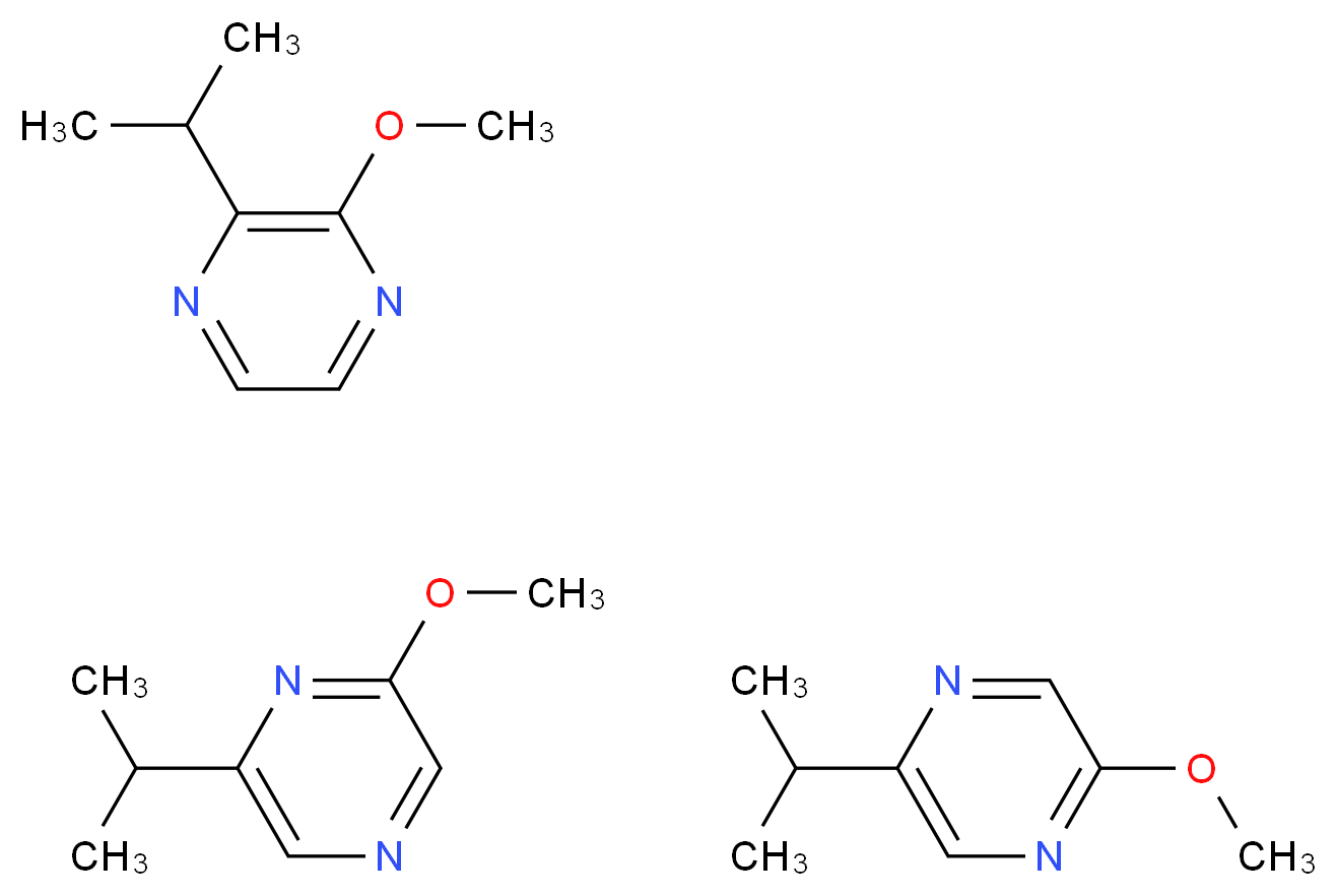 2-Methoxy-3(5 or 6)-isopropylpyrazine_Molecular_structure_CAS_93905-03-4)
