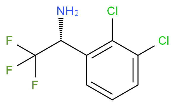 (1R)-1-(2,3-DICHLOROPHENYL)-2,2,2-TRIFLUOROETHYLAMINE_Molecular_structure_CAS_)