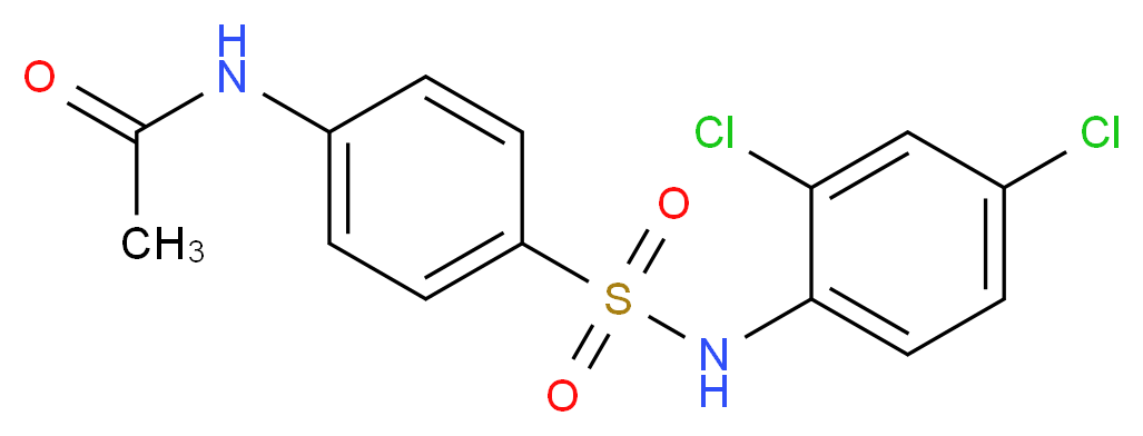 4'-(2,4-Dichlorophenylsulfamoyl)acetanilide_Molecular_structure_CAS_)