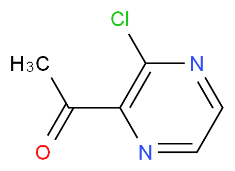 1-(3-CHLOROPYRAZIN-2-YL)ETHANONE_Molecular_structure_CAS_121246-90-0)