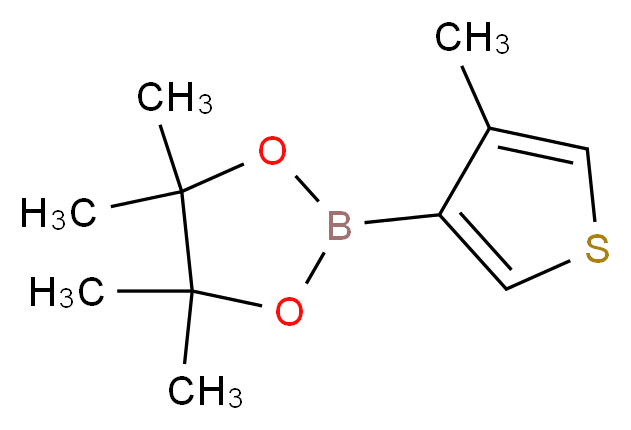 4-Methyl-3-thiopheneboronic acid pinacol ester_Molecular_structure_CAS_476620-20-9)