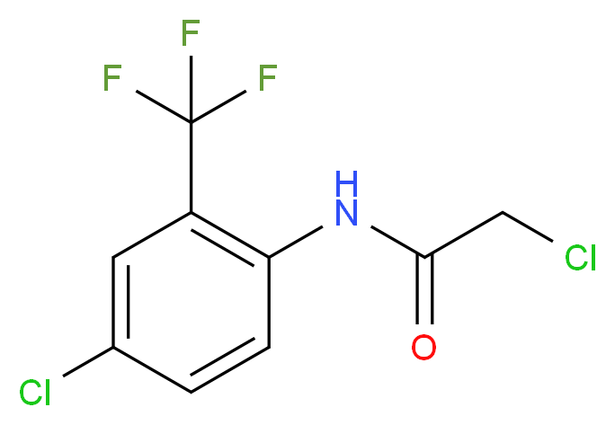 2-chloro-N-[4-chloro-2-(trifluoromethyl)phenyl]acetamide_Molecular_structure_CAS_)