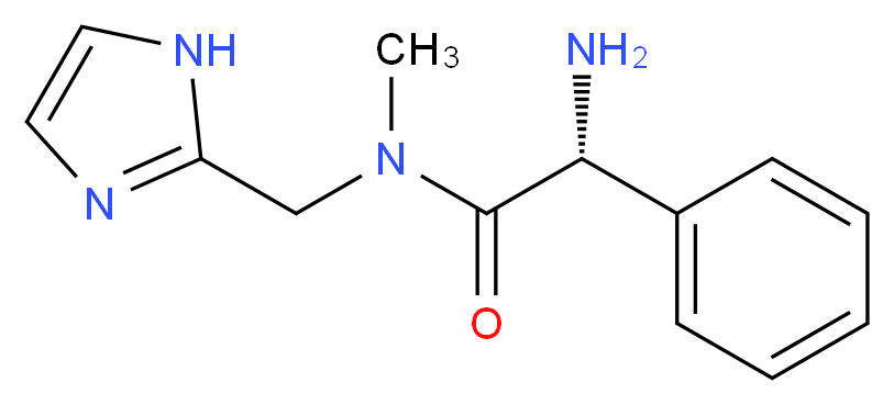 (2R)-2-amino-N-(1H-imidazol-2-ylmethyl)-N-methyl-2-phenylacetamide_Molecular_structure_CAS_)