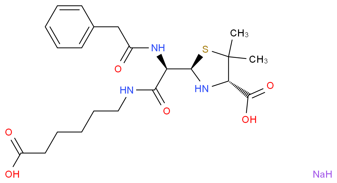 Penicilloyl ε-aminocaproate sodium salt_Molecular_structure_CAS_42454-67-1)