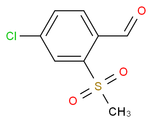 4-Chloro-2-(methylsulfonyl)benzaldehyde_Molecular_structure_CAS_849035-76-3)