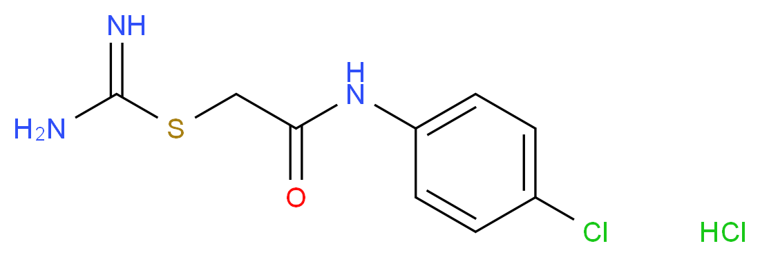 2-[(4-chlorophenyl)amino]-2-oxoethyl imidothiocarbamate hydrochloride_Molecular_structure_CAS_)
