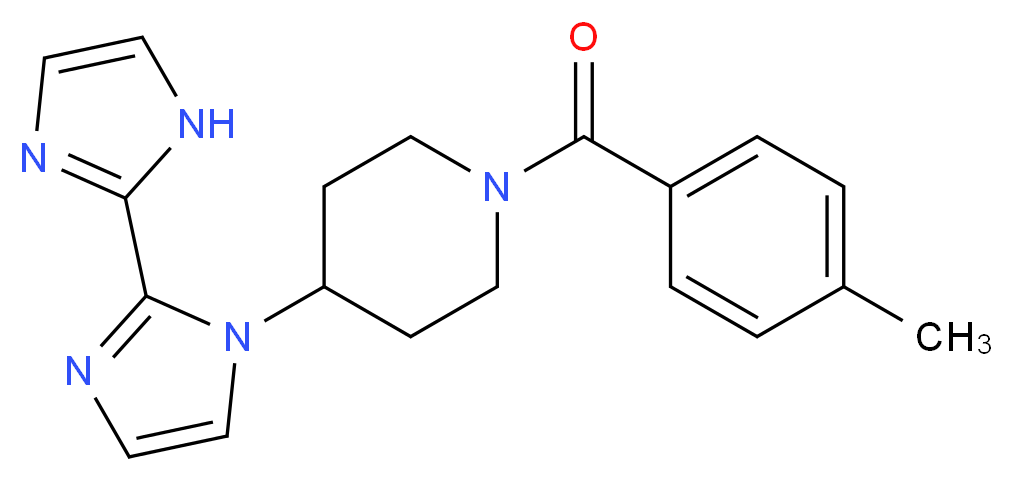 1-[1-(4-methylbenzoyl)piperidin-4-yl]-1H,1'H-2,2'-biimidazole_Molecular_structure_CAS_)