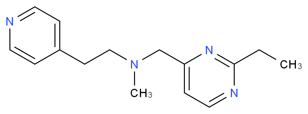 N-[(2-ethylpyrimidin-4-yl)methyl]-N-methyl-2-pyridin-4-ylethanamine_Molecular_structure_CAS_)