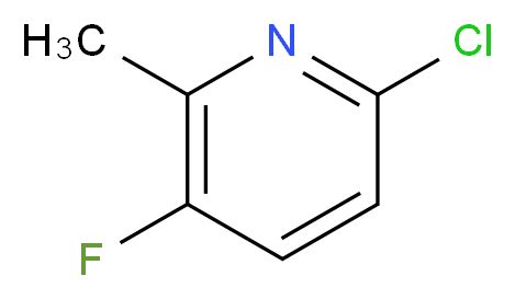 2-Chloro-5-fluoro-6-methylpyridine_Molecular_structure_CAS_884494-78-4)