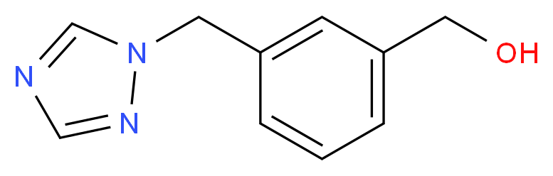 3-[(1H-1,2,4-Triazol-1-yl)methyl]benzyl alcohol 97%_Molecular_structure_CAS_871825-54-6)