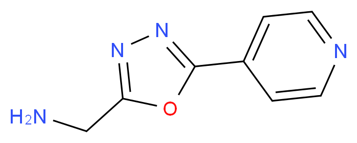 (5-(Pyridin-4-yl)-1,3,4-oxadiazol-2-yl)methanamine_Molecular_structure_CAS_803603-49-8)