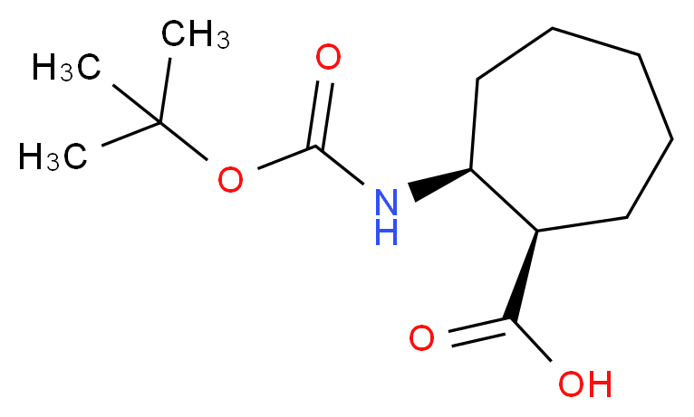 (1R,2S)-Boc-2-aminocyclo-heptanecarboxylic acid_Molecular_structure_CAS_)