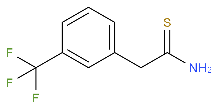 2-[3-(Trifluoromethyl)phenyl]ethanethioamide_Molecular_structure_CAS_)