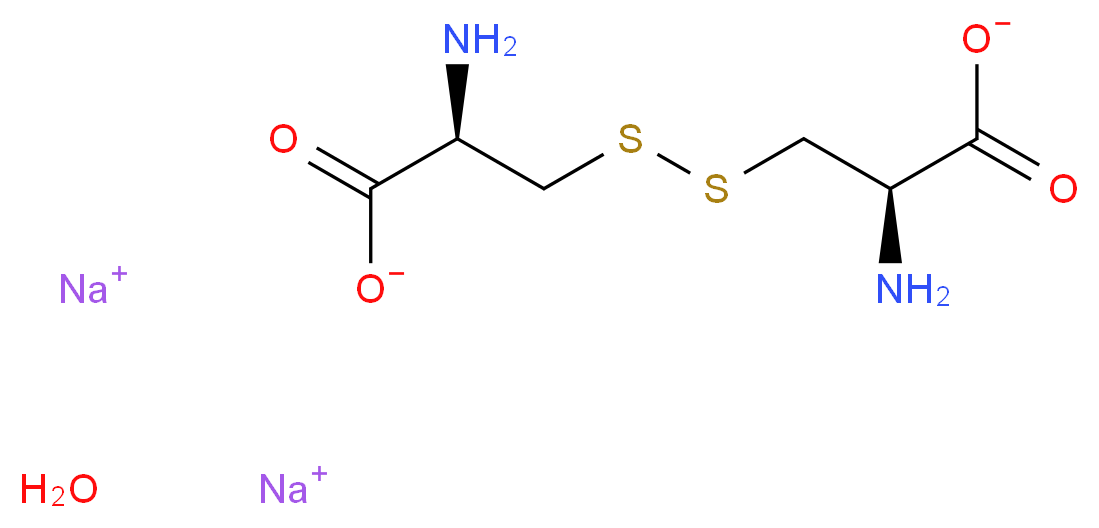 L-CYSTINE DISODIUM SALT HYDRATE_Molecular_structure_CAS_64704-23-0)