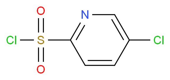 5-CHLORO-PYRIDINE-2-SULFONYL CHLORIDE_Molecular_structure_CAS_885277-08-7)