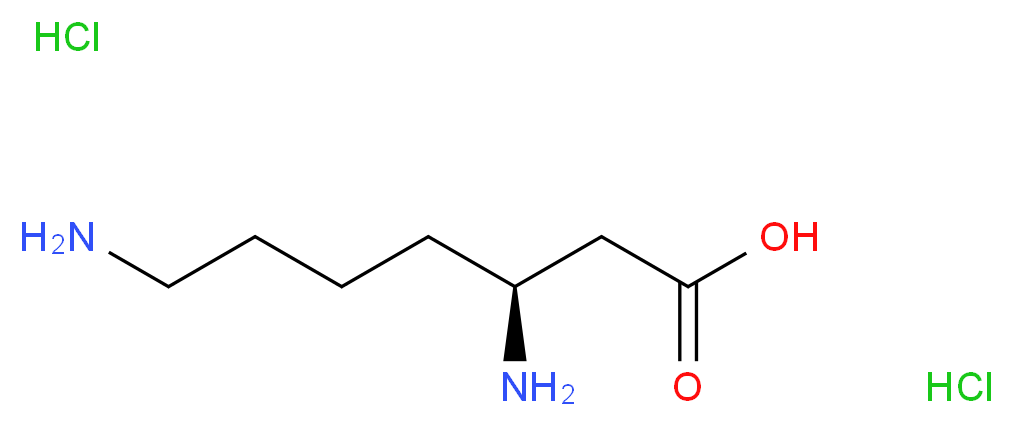 L-β-Homolysine dihydrochloride_Molecular_structure_CAS_)