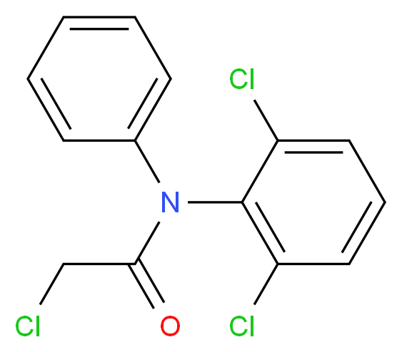 2-Chloro-N-(2,6-dichlorophenyl)-N-phenylacetamide_Molecular_structure_CAS_15308-01-7)