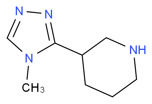 3-(4-methyl-4H-1,2,4-triazol-3-yl)piperidine_Molecular_structure_CAS_661470-61-7)