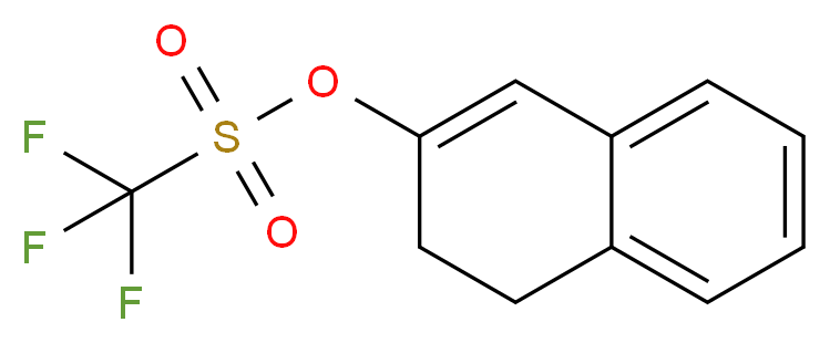 Trifluoro-methanesulfonic acid 3,4-dihydro-naphthalen-2-yl ester_Molecular_structure_CAS_143139-14-4)