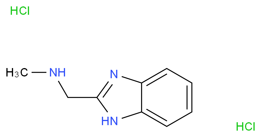 N-(1H-benzimidazol-2-ylmethyl)-N-methylamine dihydrochloride_Molecular_structure_CAS_)
