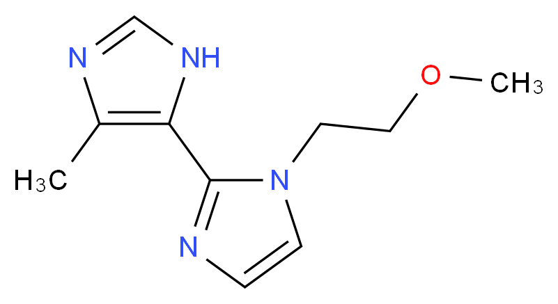 1-(2-methoxyethyl)-5'-methyl-1H,3'H-2,4'-biimidazole_Molecular_structure_CAS_)