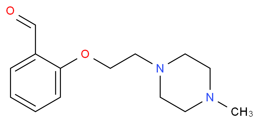 2-[2-(4-Methyl-piperazin-1-yl)-ethoxy]-benzaldehyde_Molecular_structure_CAS_)