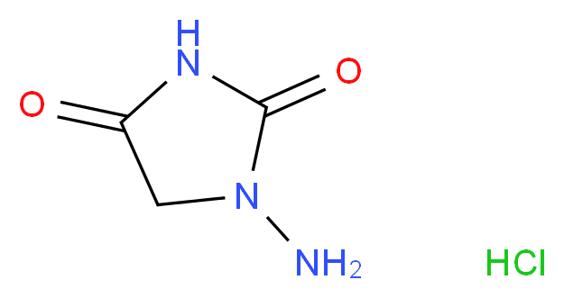 1-Aminohydantoin hydrochloride_Molecular_structure_CAS_2827-56-7)