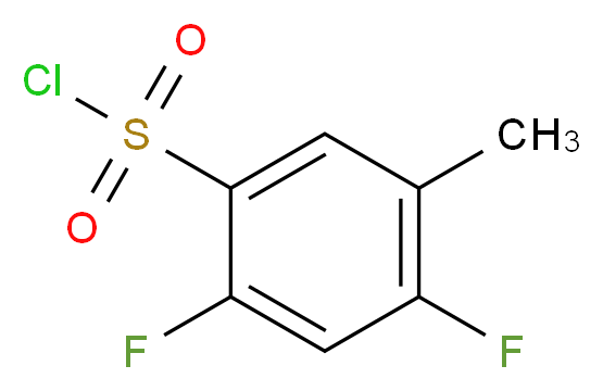 2,4-difluoro-5-methylbenzene-1-sulfonyl chloride_Molecular_structure_CAS_)