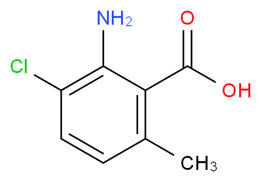 2-amino-3-chloro-6-methylbenzoic acid_Molecular_structure_CAS_)