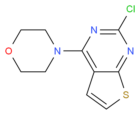 4-(2-Chlorothieno[2,3-d]pyrimidin-4-yl)morpholine_Molecular_structure_CAS_63894-67-7)