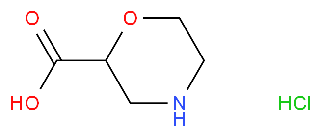Morpholine-2-carboxylic acid hydrochloride_Molecular_structure_CAS_878010-24-3)