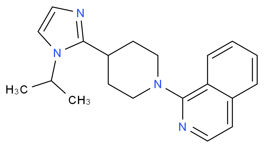 1-[4-(1-isopropyl-1H-imidazol-2-yl)-1-piperidinyl]isoquinoline_Molecular_structure_CAS_)