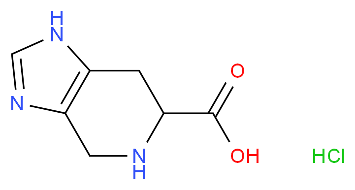 1H,4H,5H,6H,7H-imidazo[4,5-c]pyridine-6-carboxylic acid hydrochloride_Molecular_structure_CAS_)
