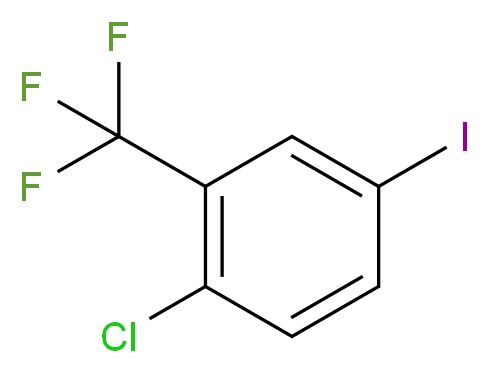 1-chloro-4-iodo-2-(trifluoromethyl)benzene_Molecular_structure_CAS_)
