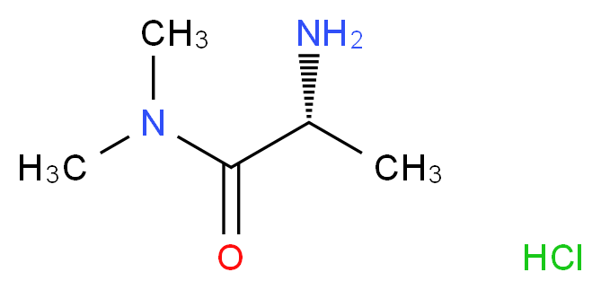 (2R)-2-amino-N,N-dimethylpropanamide hydrochloride_Molecular_structure_CAS_)