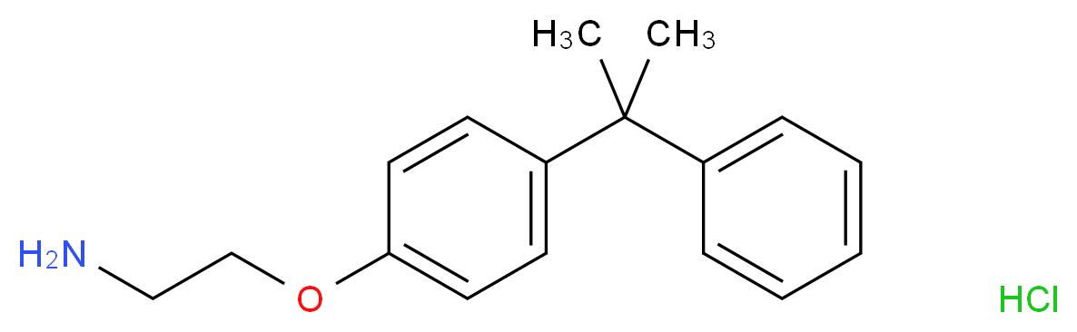 {2-[4-(1-Methyl-1-phenylethyl)phenoxy]ethyl}amine hydrochloride_Molecular_structure_CAS_)