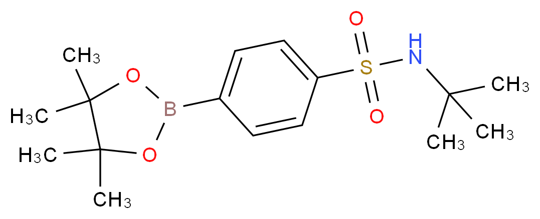 4-(TERT-BUTYLAMINO)SULFONYLPHENYLBORONIC ACID PINACOL ESTER_Molecular_structure_CAS_648905-63-9)